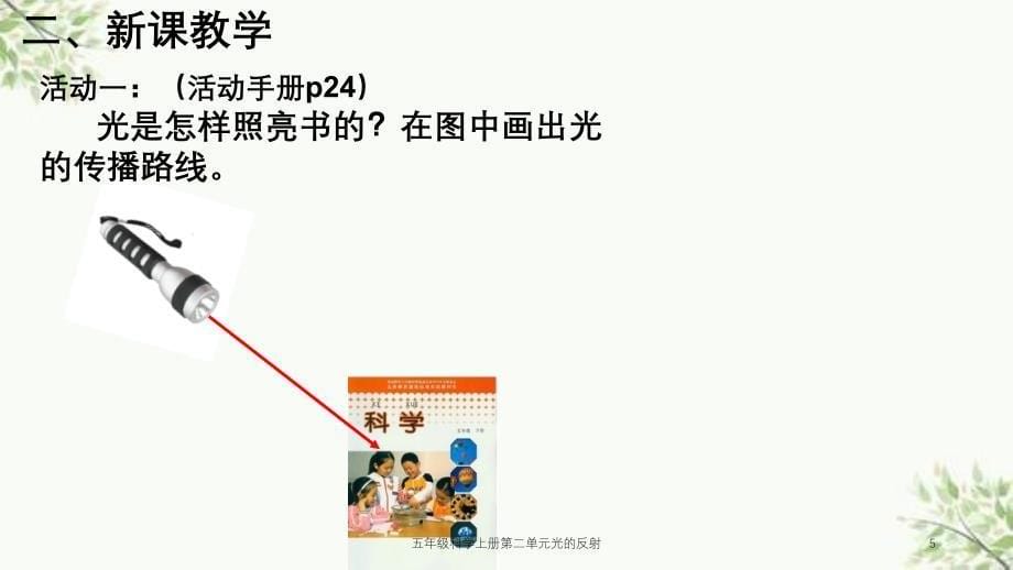 五年级科学上册第二单元光的反射课件_第5页